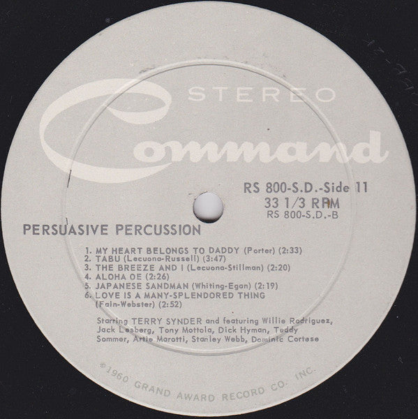 Terry Snyder And The All Stars - Persuasive Percussion
