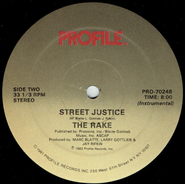 The Rake - Street Justice