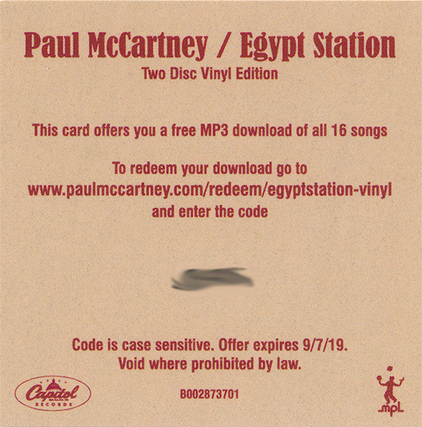 Paul McCartney - Egypt Station