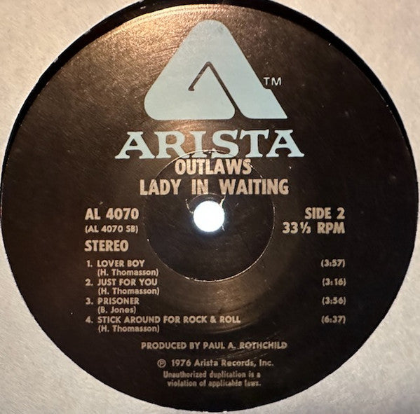 Outlaws - Lady In Waiting