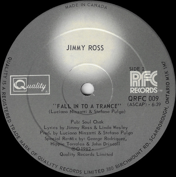 Jimmy Ross - Fall In To A Trance