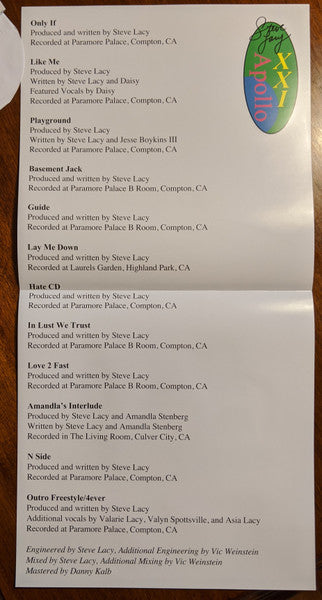 Steve Lacy (4) - Apollo XXI