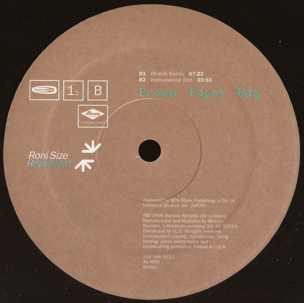 Roni Size / Reprazent - Brown Paper Bag