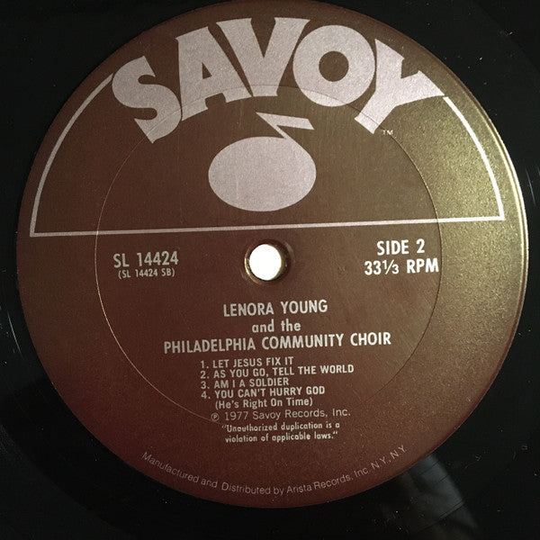 Lenora Young and the Philadelphia Community Choir - This Is My Story