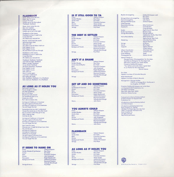 Ashford & Simpson - Is It Still Good To Ya