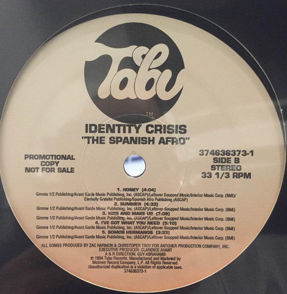 Identity Crisis (2) - The Spanish Afro