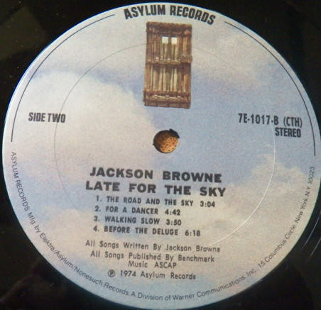 Jackson Browne - Late For The Sky
