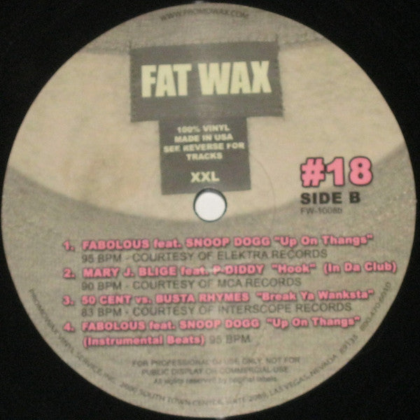 Various - Fat Wax #18