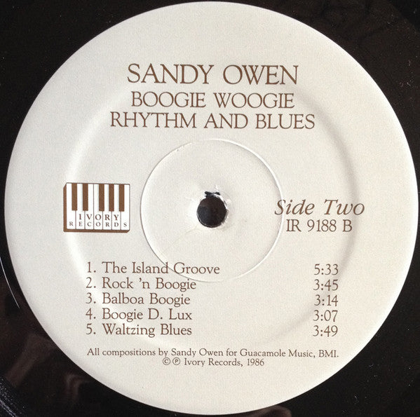 Sandy Owen - Boogie Woogie Rhythm And Blues