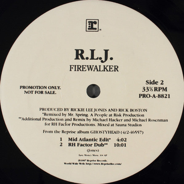 Rickie Lee Jones - Firewalker