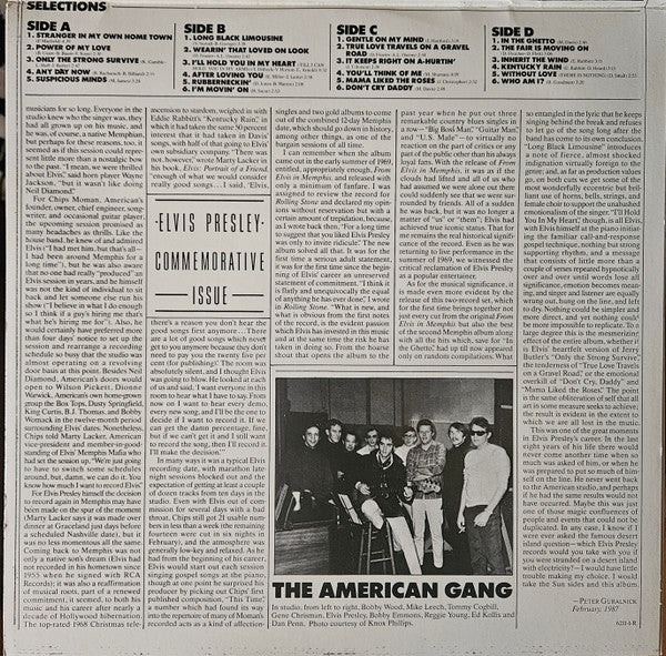 Elvis Presley - The Memphis Record