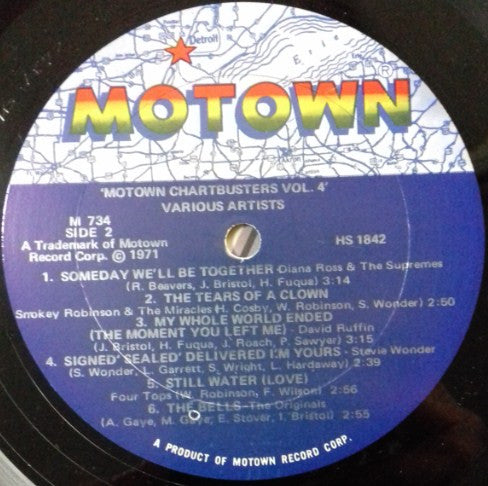Various - Motown Chartbusters Vol. 4