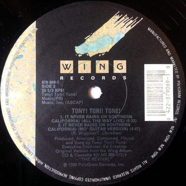 Tony! Toni! Toné! - It Never Rains (In Southern California)