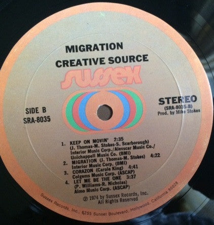 Creative Source - Migration