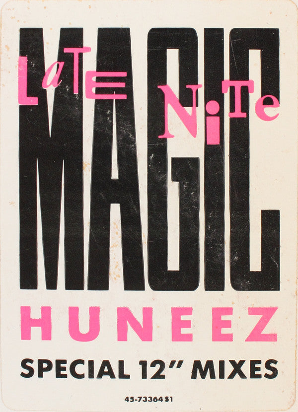 Late Night Magic - Huneez (Special 12" Mixes)