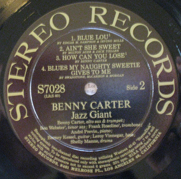 Benny Carter - Jazz Giant