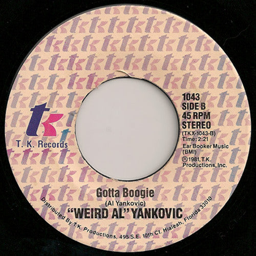 "Weird Al" Yankovic - Another One Rides The Bus / Gotta Boogie