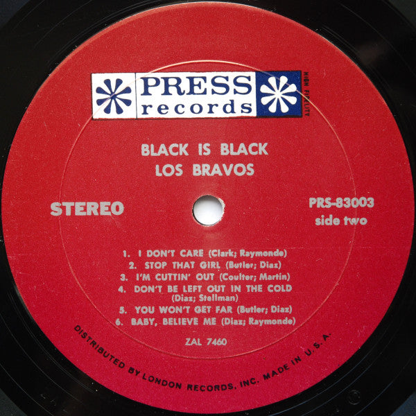Los Bravos - Black Is Black