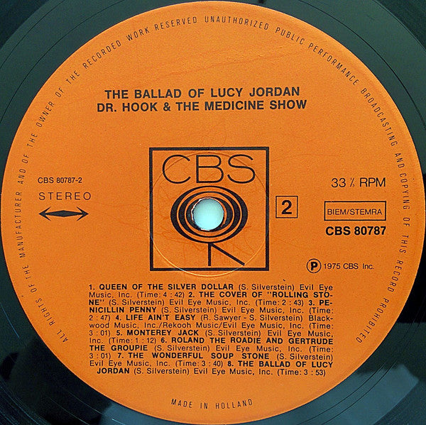 Dr. Hook & The Medicine Show - The Ballad Of Lucy Jordon