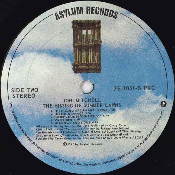 Joni Mitchell - The Hissing Of Summer Lawns