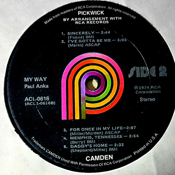 Paul Anka - My Way