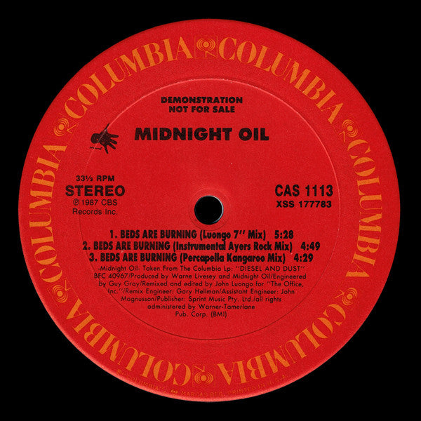 Midnight Oil - Beds Are Burning