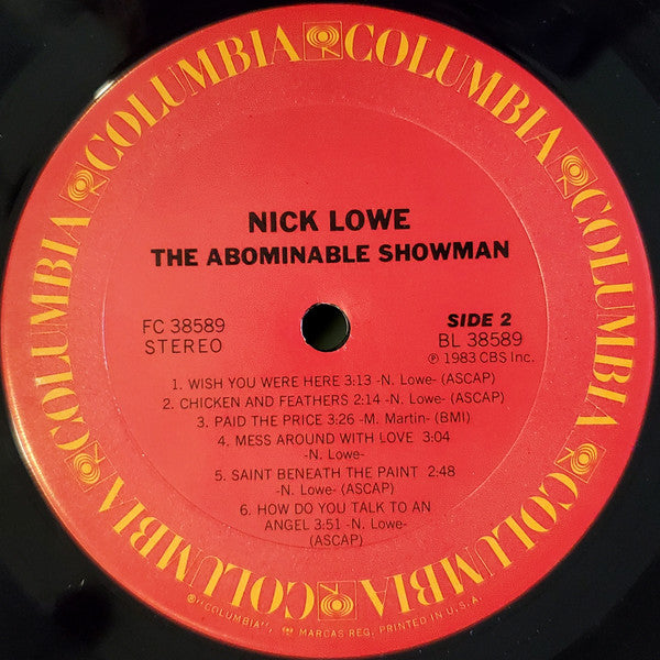 Nick Lowe - The Abominable Showman