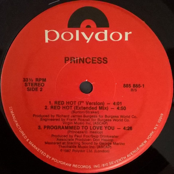 Princess - Red Hot!