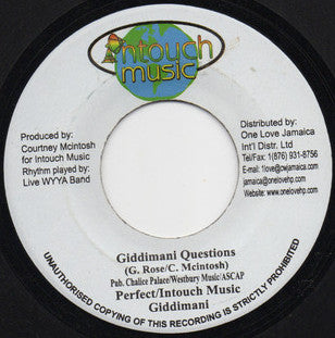 Perfect (5) - Giddimani Question / Nah Sell Out