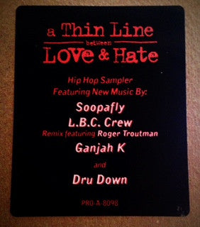 A Thin Line Between Love & Hate - Hip Hop Sampler