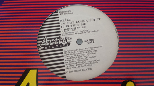 Reàle - I'm Not Gonna Let It Bother Me