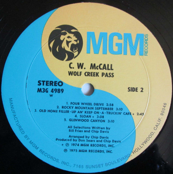 C.W. McCall - Wolf Creek Pass