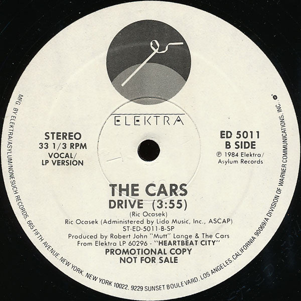The Cars - It's Not The Night / Drive