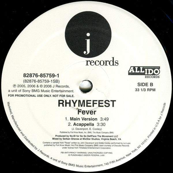 Rhymefest - Fever