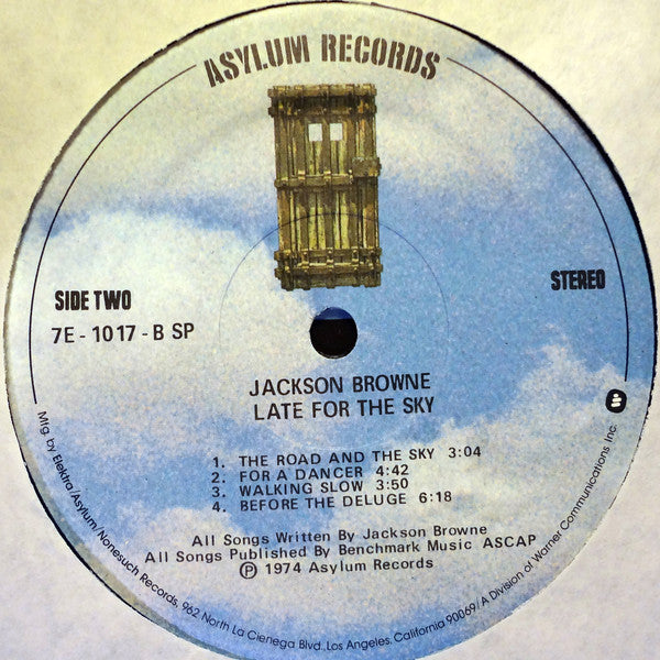 Jackson Browne - Late For The Sky