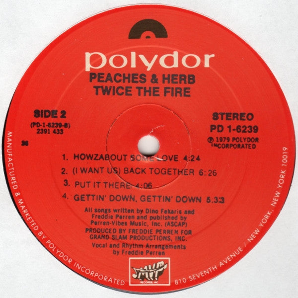 Peaches & Herb - Twice The Fire