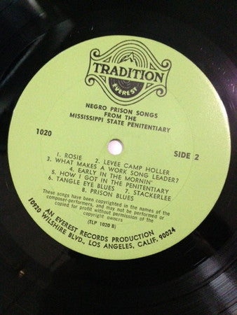 Various - Negro Prison Songs