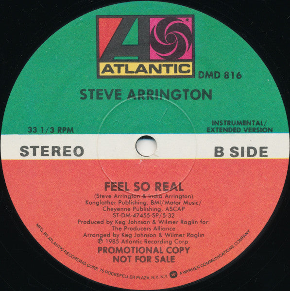 Steve Arrington - Feel So Real