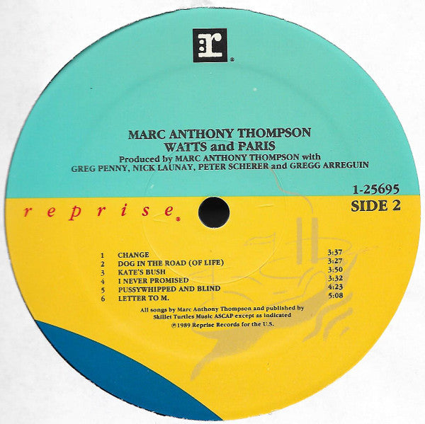 Marc Anthony Thompson - Watts And Paris
