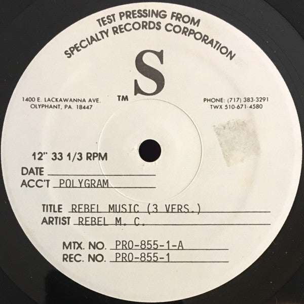 Rebel MC - Rebel Music