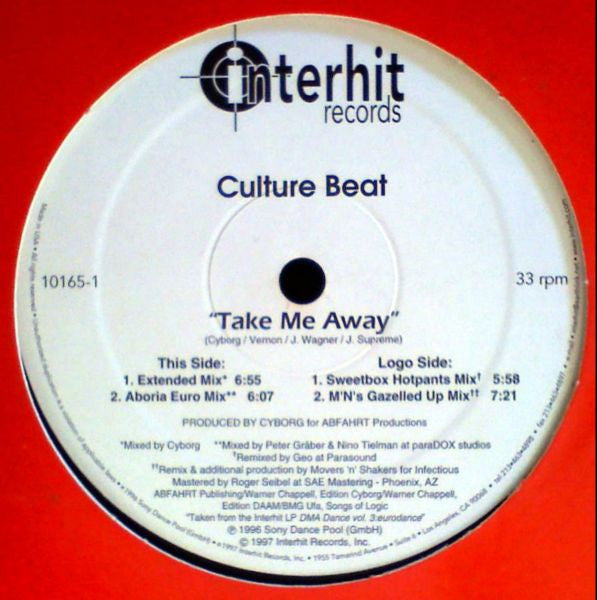 Culture Beat - Take Me Away