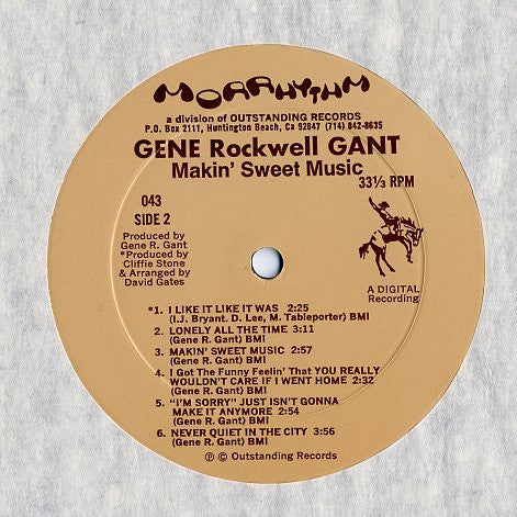 Gene Rockwell Gant - Makin' Sweet Music