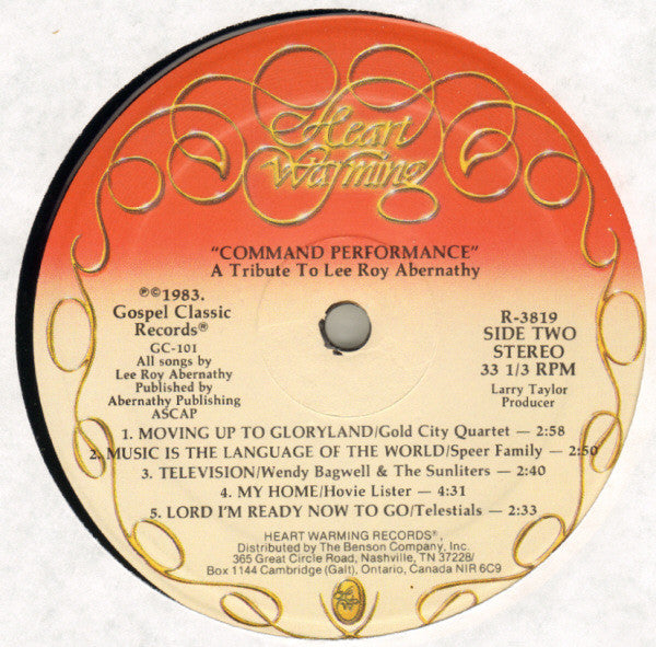 Various - Command Performance - A Tribute To Lee Roy Abernathy