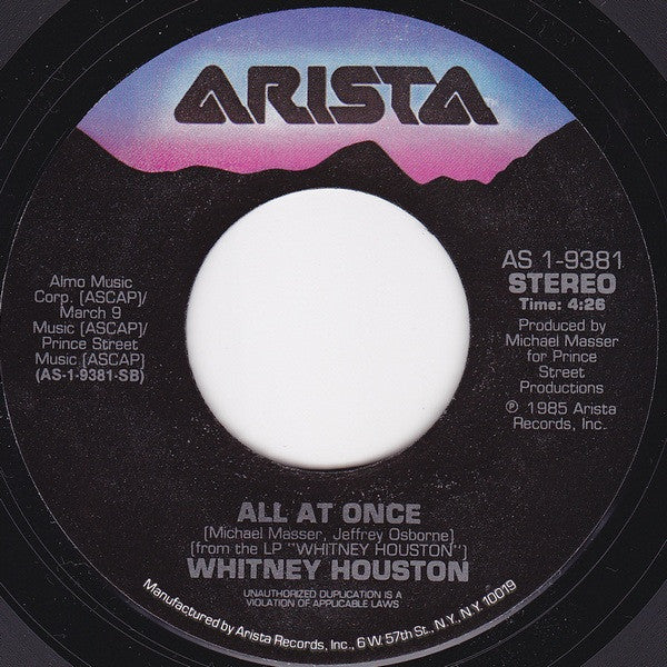 Whitney Houston - Saving All My Love For You