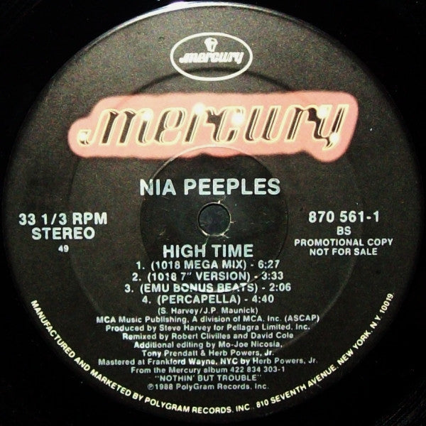 Nia Peeples - High Time
