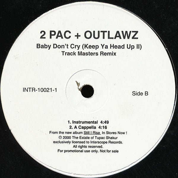 2Pac - Baby Don't Cry (Keep Ya Head Up II) (Track Masters Remix)