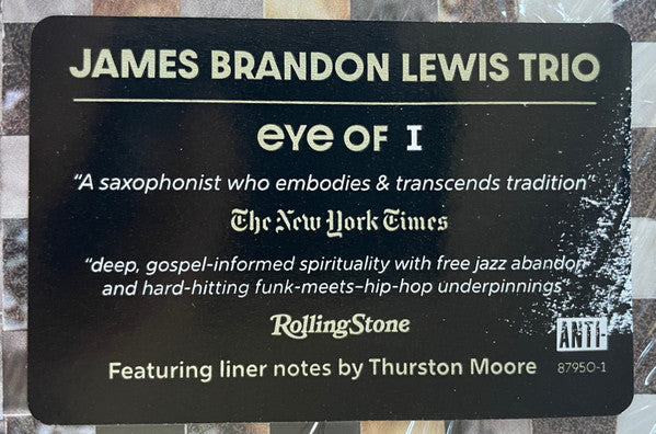 James Brandon Lewis Trio - Eye Of I
