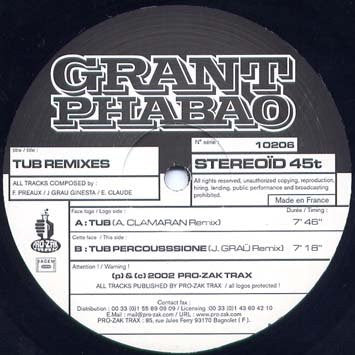 Grant Phabao - Tub Remixes