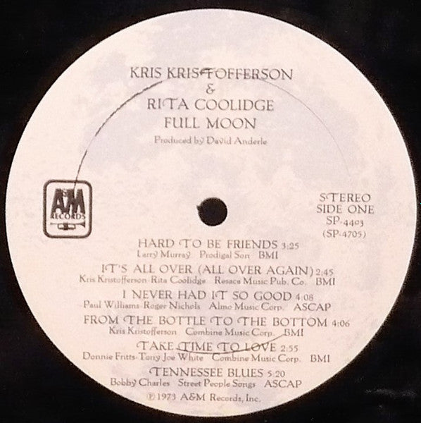 Kris Kristofferson & Rita Coolidge - Full Moon