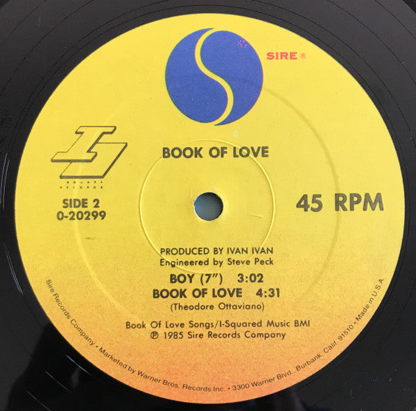 Book Of Love - Boy